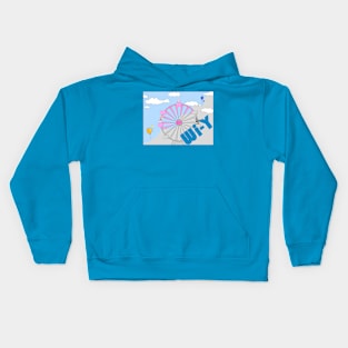 Ferries wheel Kids Hoodie